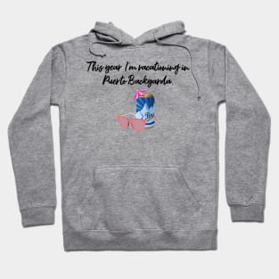 Puerto Backyarda Cheap Vacation Hoodie